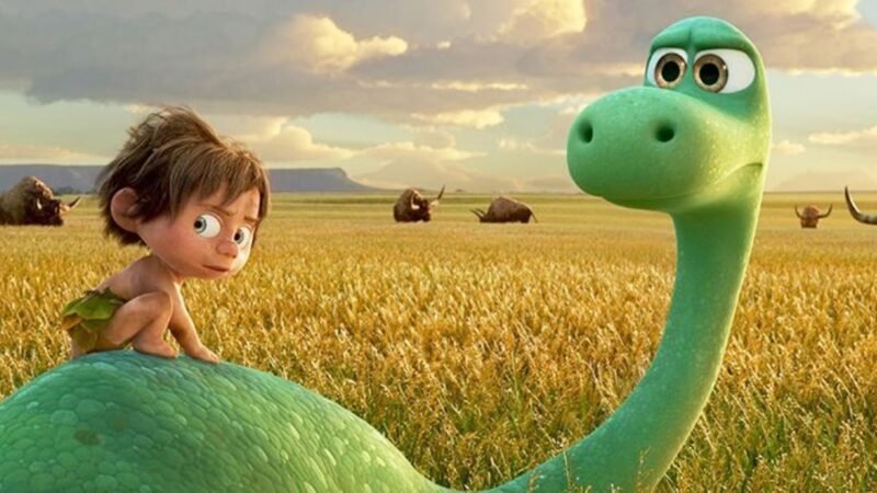 Un gran dinosaurio