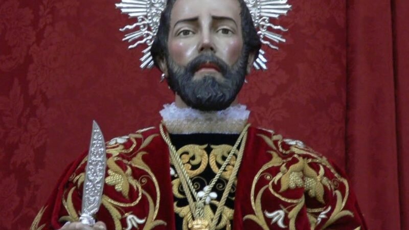 24 DE AGOSTO: DIA DE SAN BARTOLOMÉ APÓSTOL (SAN BARTOLO O NATHANAEL)